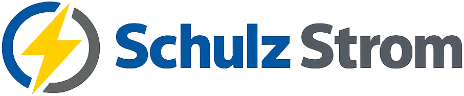 Firmenzeichen eines Elektrobetriebs aus Münster mit Blitzsymbol auf hellem Hintergrund